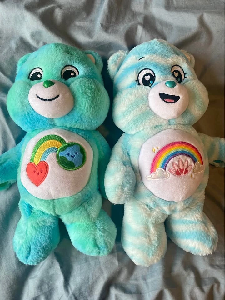Lot of 2 Care Bears - I Care Bear & Sweet Serenity Bear