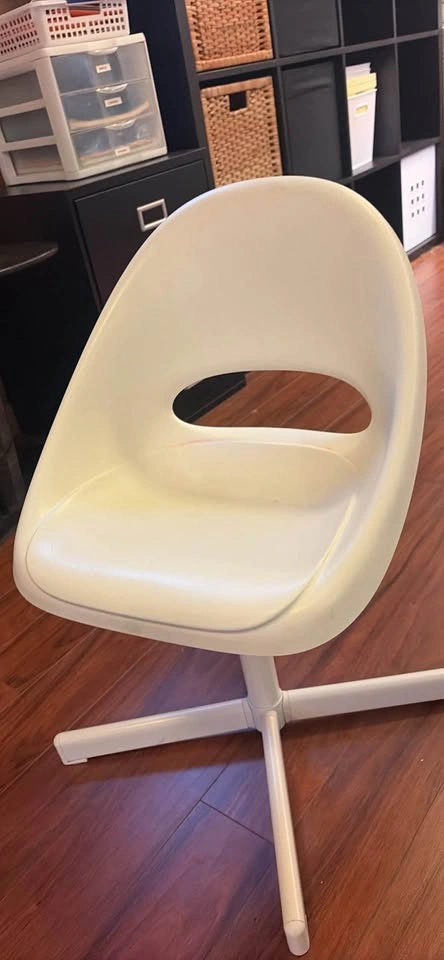 Ikea Loberget / Sibben Children's Desk Chair - White - photo 2