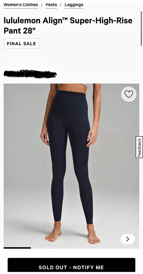 lululemon Align Super-High-Rise Pant 28"