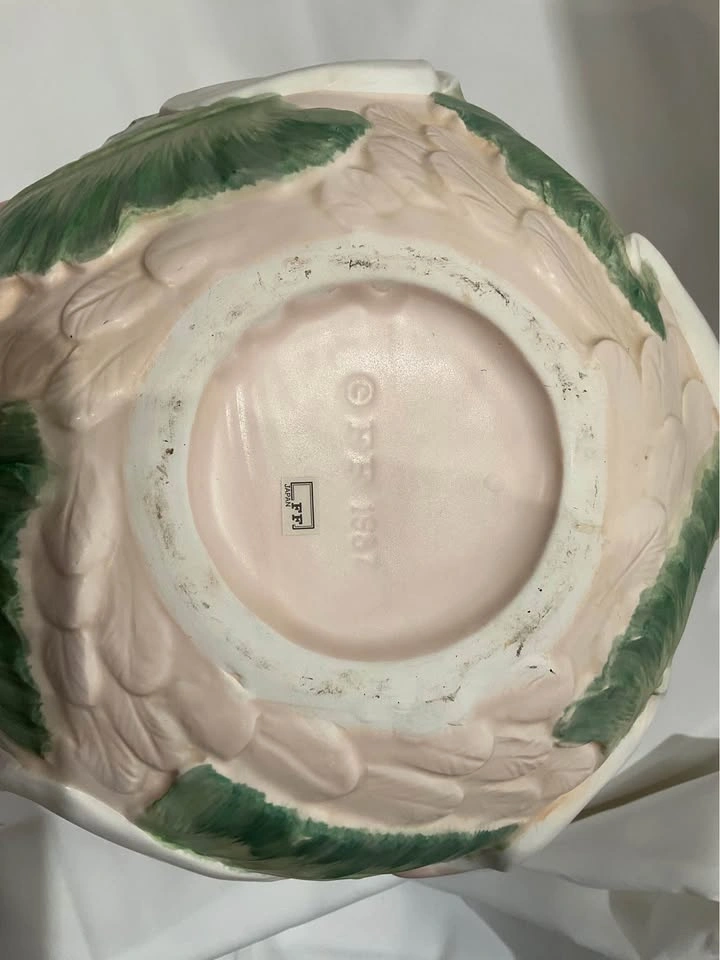 Fitz & Floyd "Vintage Lily Of The Valley" Swan Bowl - photo 2