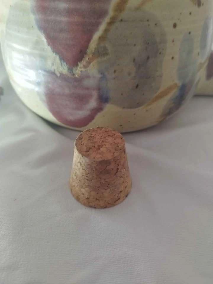 Handmade Ceramic Jug with Cork - photo 3