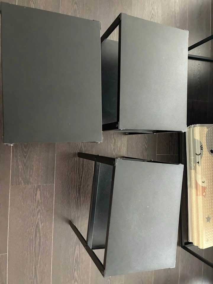Ikea 3 Black Nightstands/Side tables - photo 3