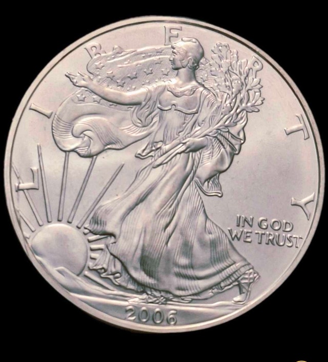 SOLD - 82006 Silver Eagle Dollar, BU