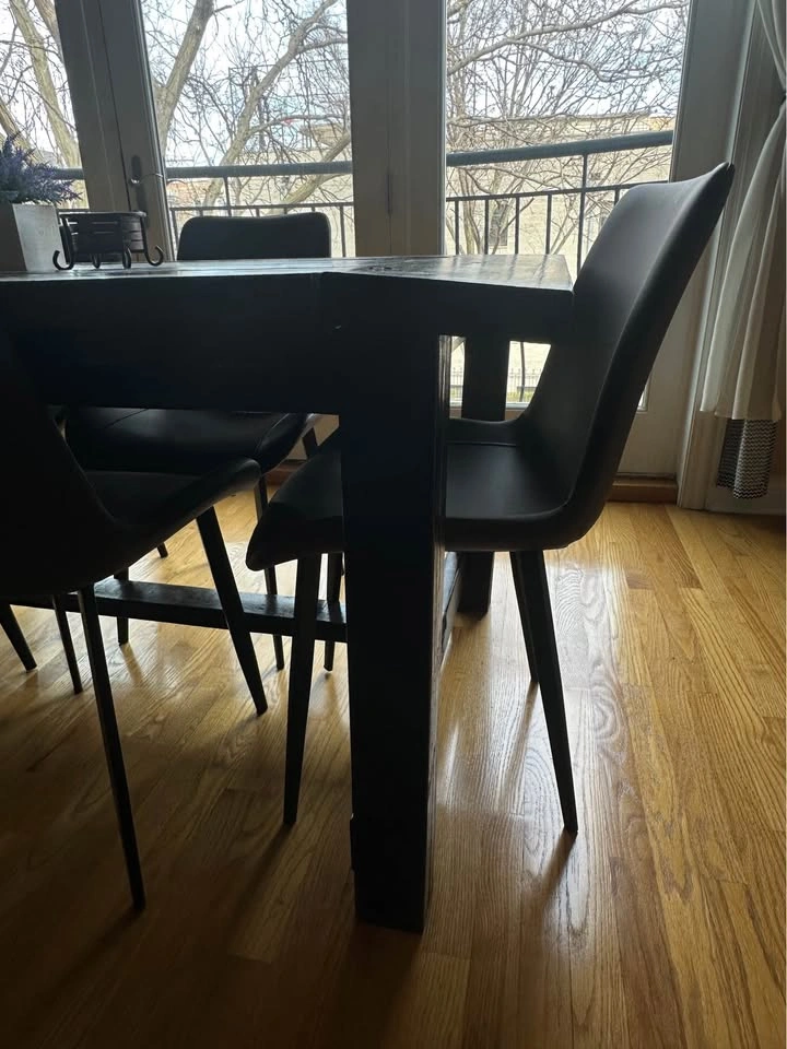 Wooden Farmhouse Table (MUST GO BY 4/15; Chairs not included) - photo 3