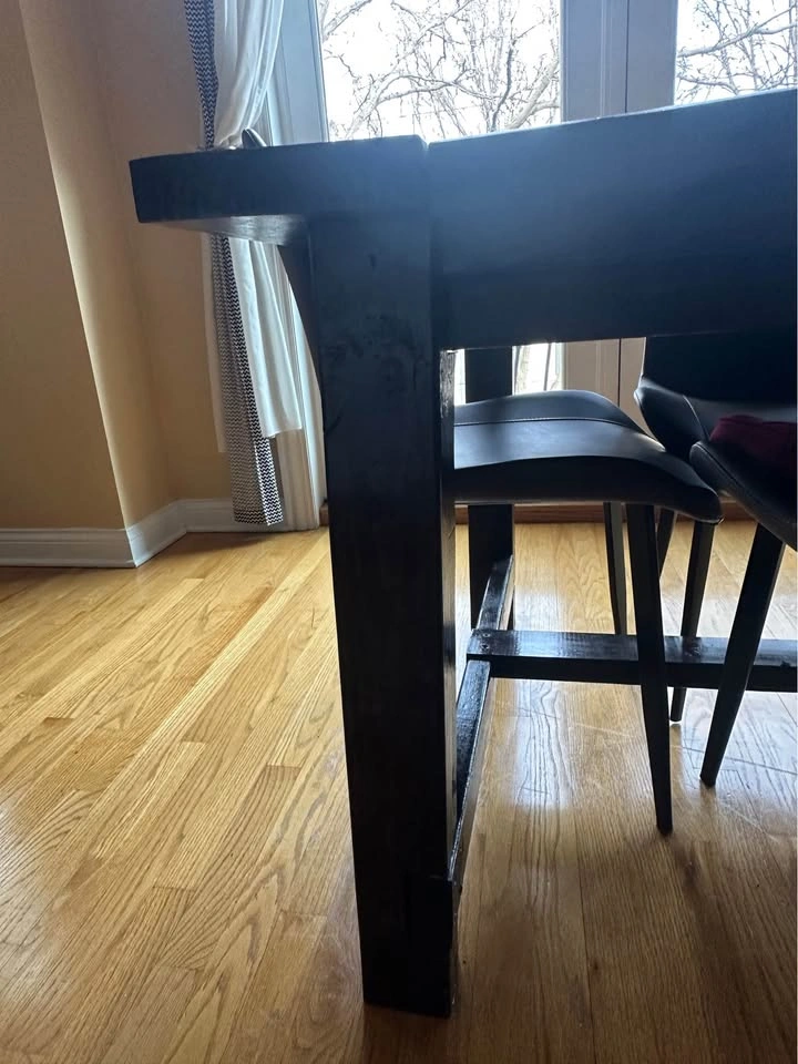 Wooden Farmhouse Table (MUST GO BY 4/15; Chairs not included) - photo 4