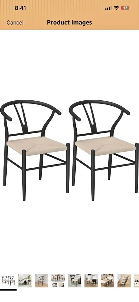 Wish bone dining chairs