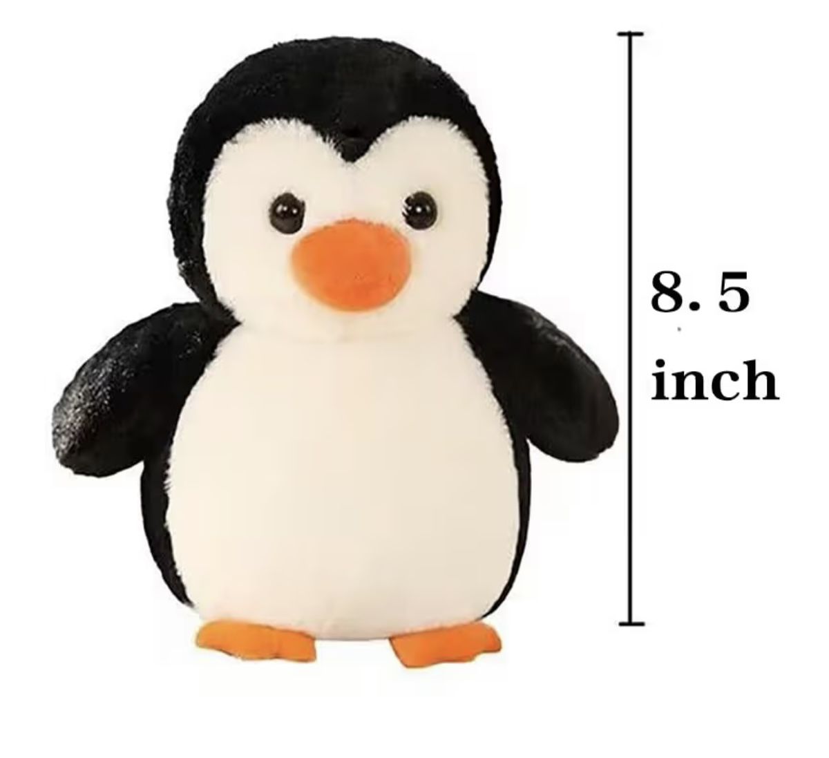 Cute Plush Penguin Stuffed Animal – Soft, Fluffy, 8.5 in Penguin - photo 5