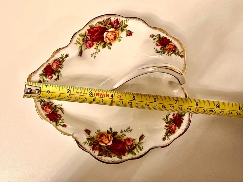 Royal Albert Old Country Roses Split Leaf Dish - photo 2