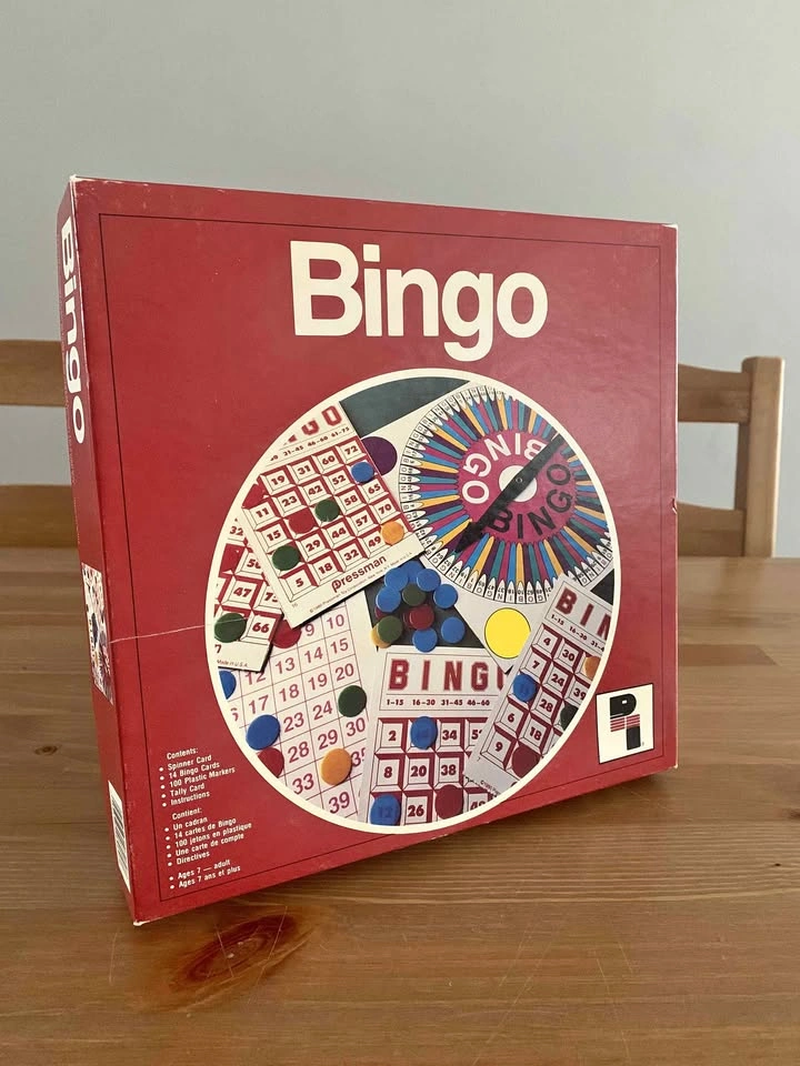 Vintage Bingo Board Game, 1980