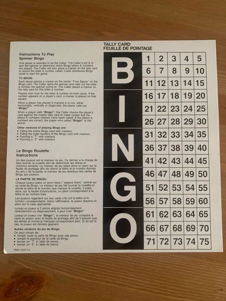 Vintage Bingo Board Game, 1980 - photo 5