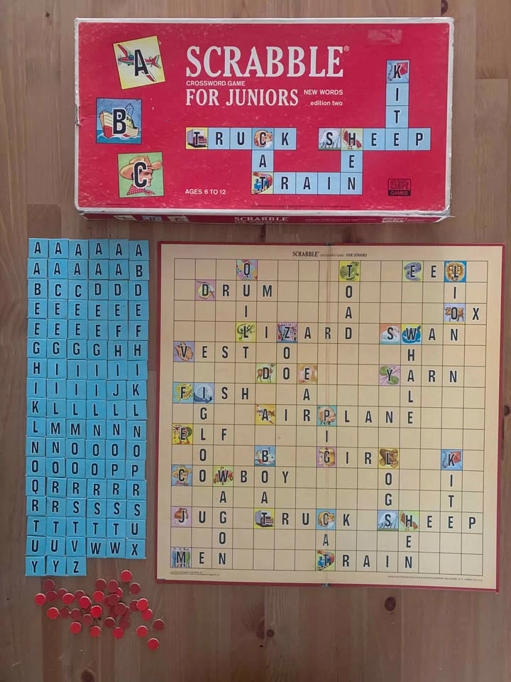 Vintage Scrabble for Juniors board game, 1964 - photo 2