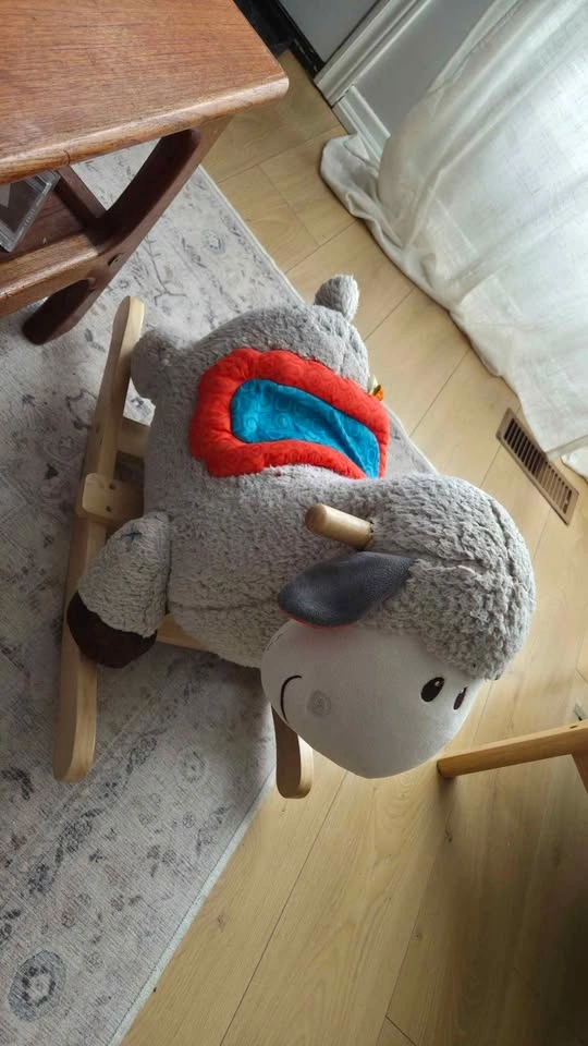 B. Toys Wooden Rocking Sheep - photo 5