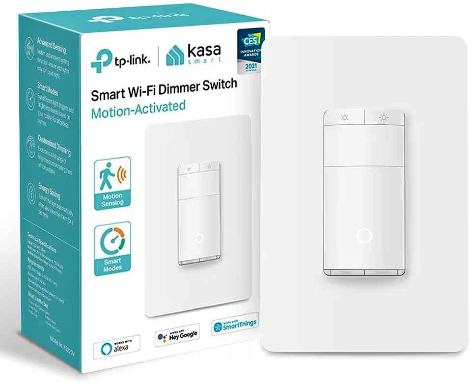TP-Link Kasa Smart Wi-Fi Dimmer Switch Motion-Activated