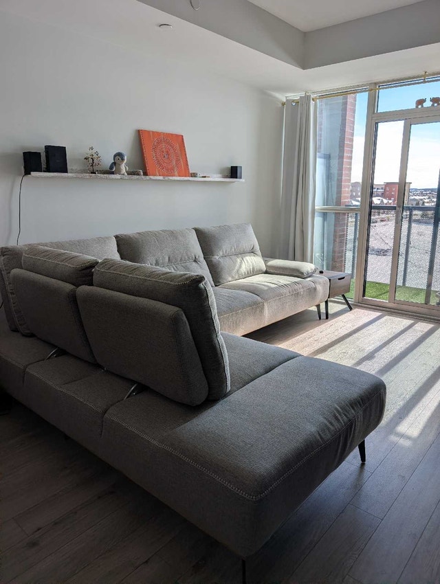 Structube NIMES 5-Seater Grey Sofa - photo 3