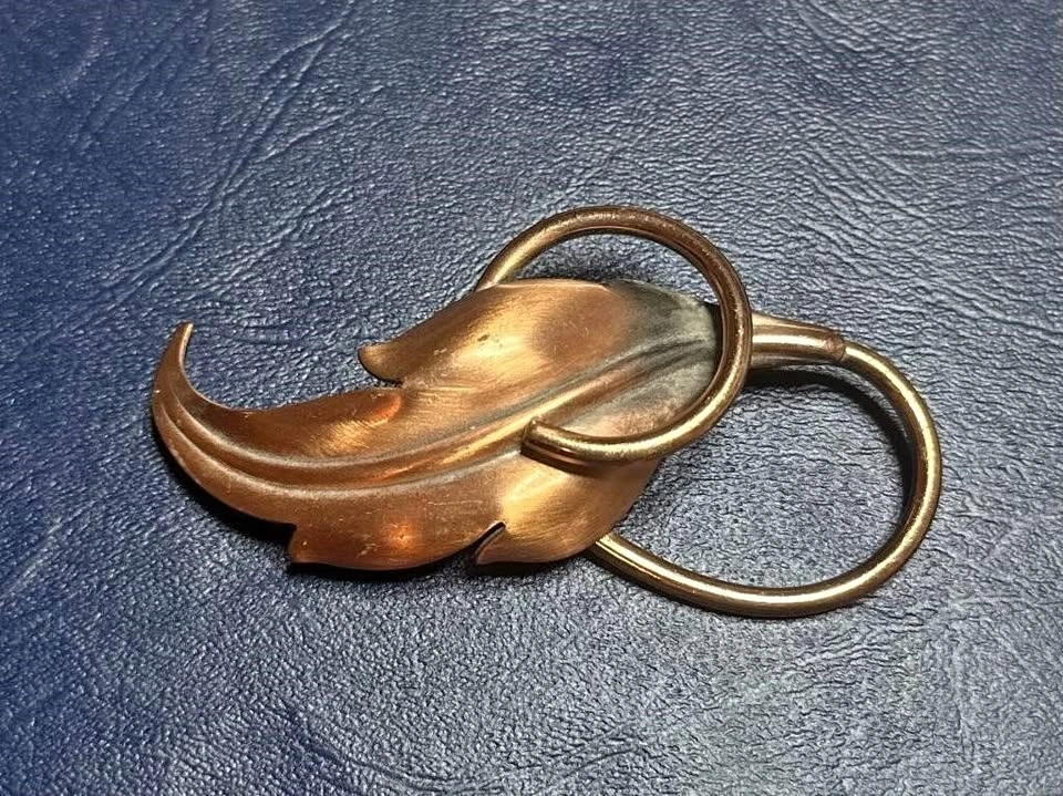 Vintage Renoir Copper Brooch (1940s/50s)