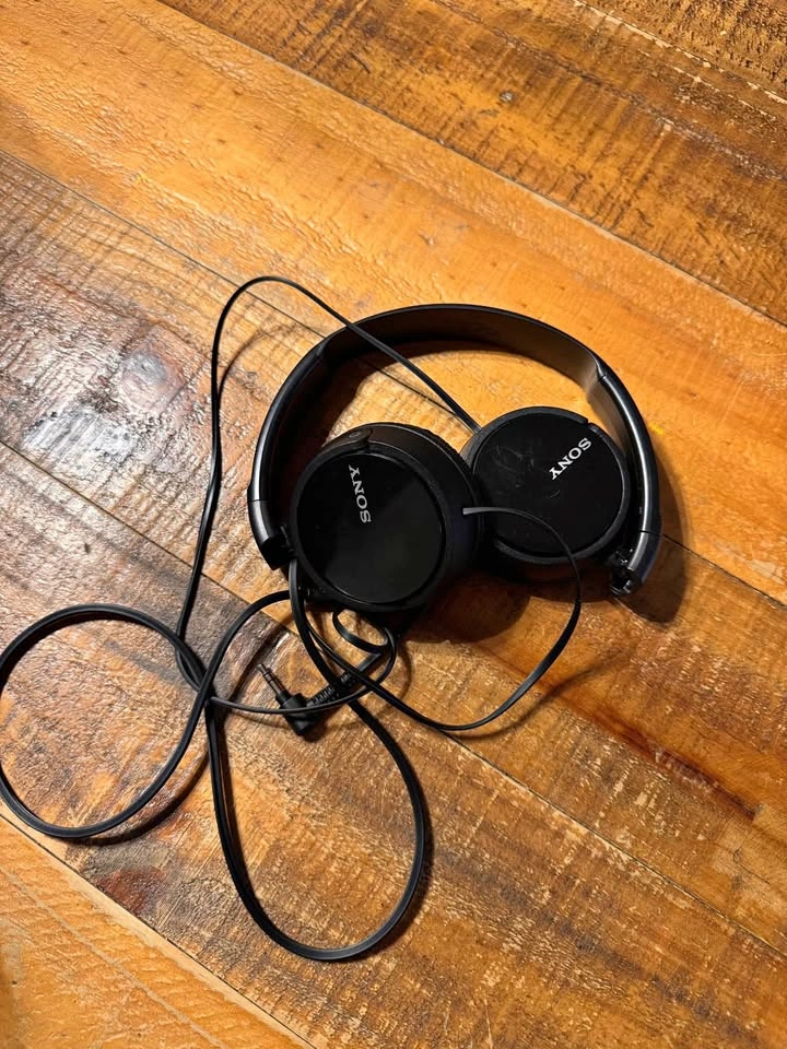 Sony Black Wired Over-Ear Headphones