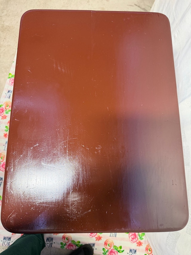 Dark Brown Used Side Table - photo 5