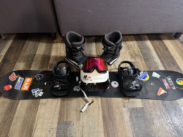 Complete Snowboard Set – Salomon, Vans, K2 (Ready to Ride!)