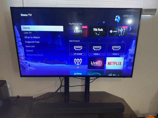 50 Inch Sanyo Roku TV with Sony Soundbar - photo 2