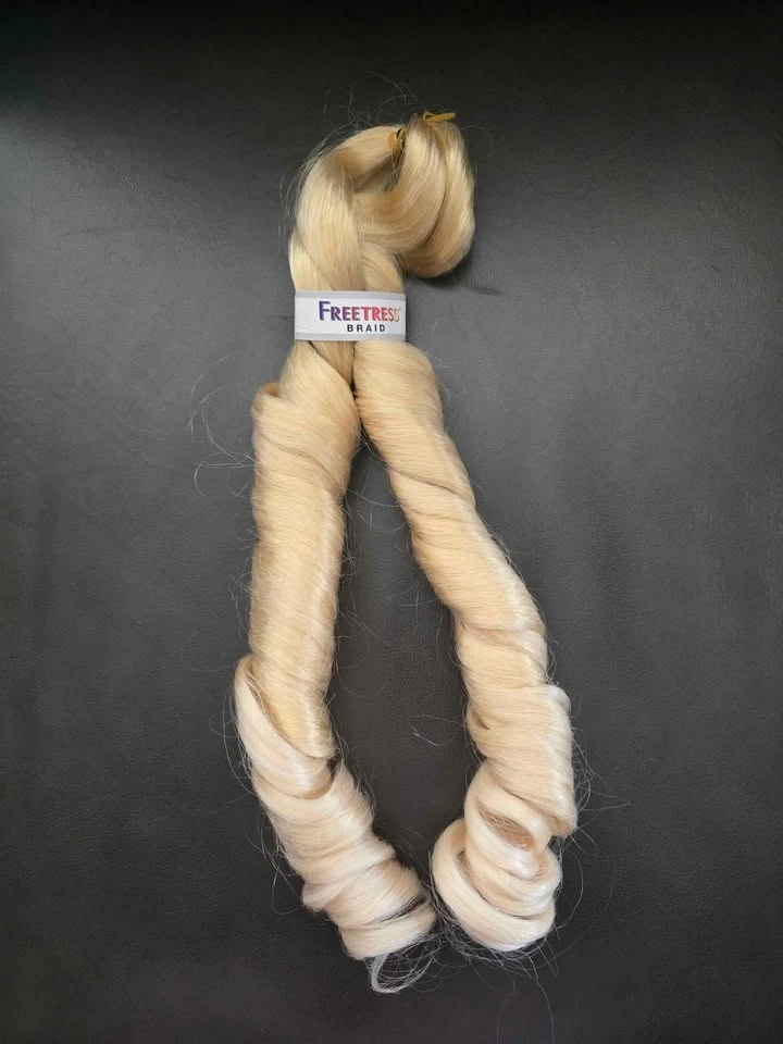 Freetress French Curl Extensions - Burgundy & Blonde - photo 3