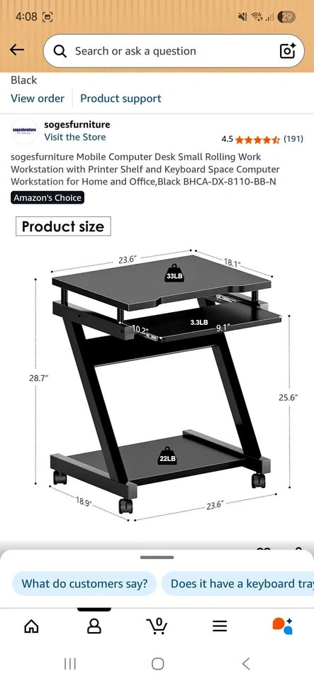 Mini workstation