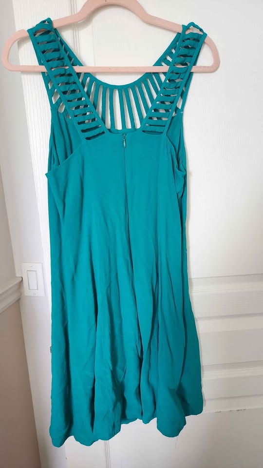 Teal blue dress (medium) - photo 2