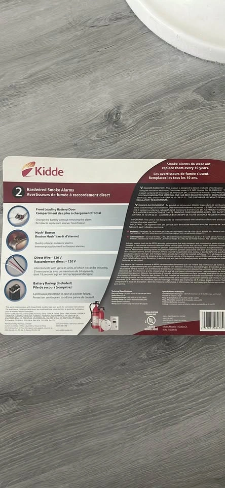 Kidde 2-Pack Battery Smoke Alarms (10-Year Sealed) - photo 2