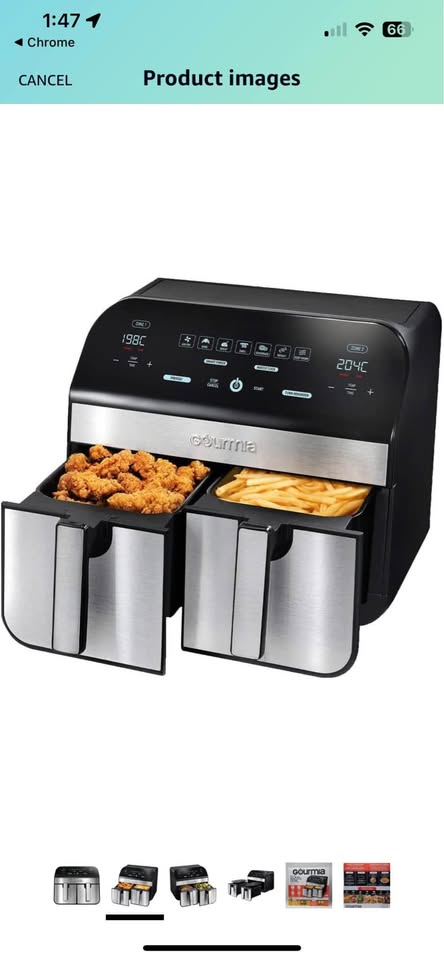 Gourmia Air fryer dual zone - photo 2
