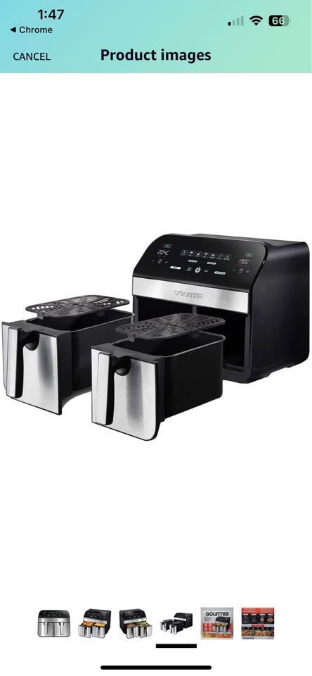 Gourmia Air fryer dual zone - photo 3