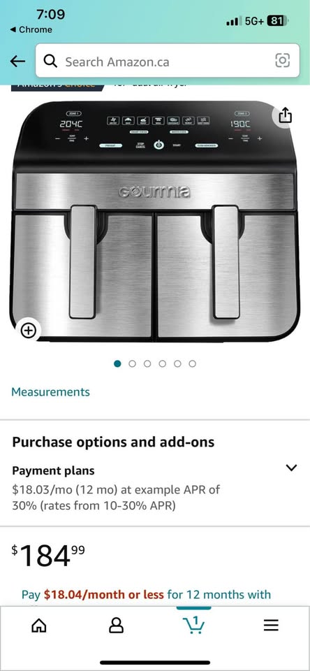 Gourmia Air fryer dual zone - photo 4