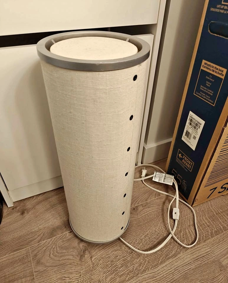Linen Side Lamp