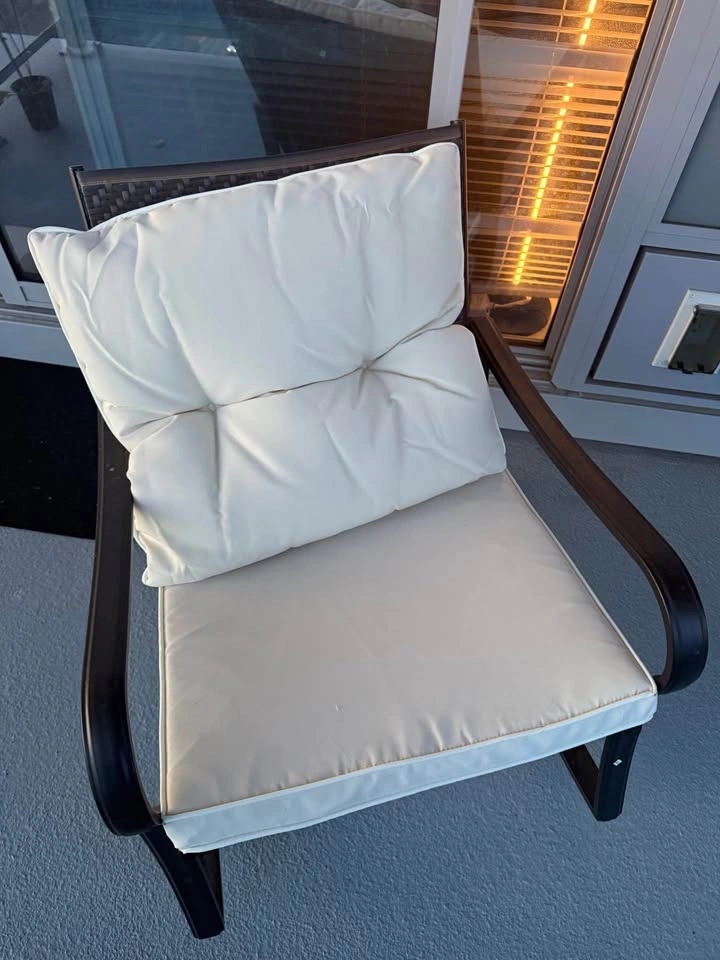 3 Piece Patio Furniture Set (Rocking Chair + Table)