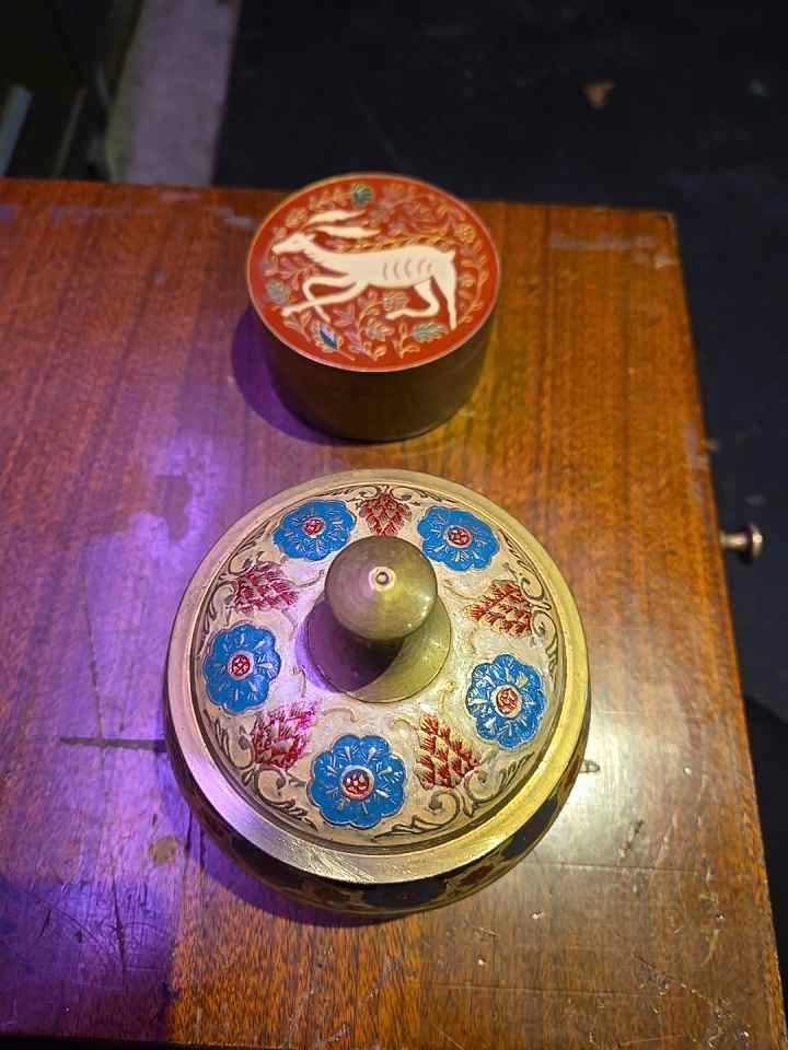 Vintage Brass Trinket Bowls - photo 3