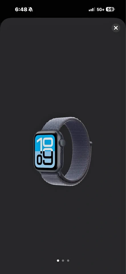 Apple Watch SE3 40mm Midnight Aluminum Sports Loop