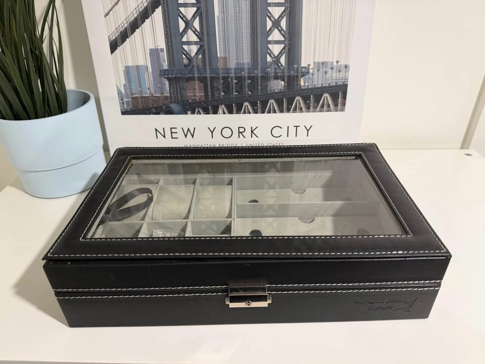 Watch Case for 6 Watches & 3 Glasses - photo 2