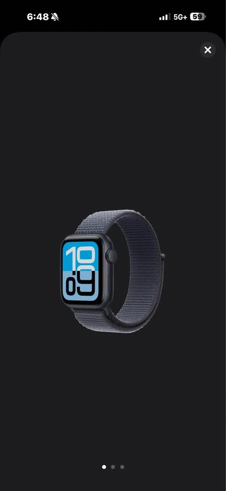 Apple Watch SE3 40mm Midnight Blue Sports Loop - photo 3