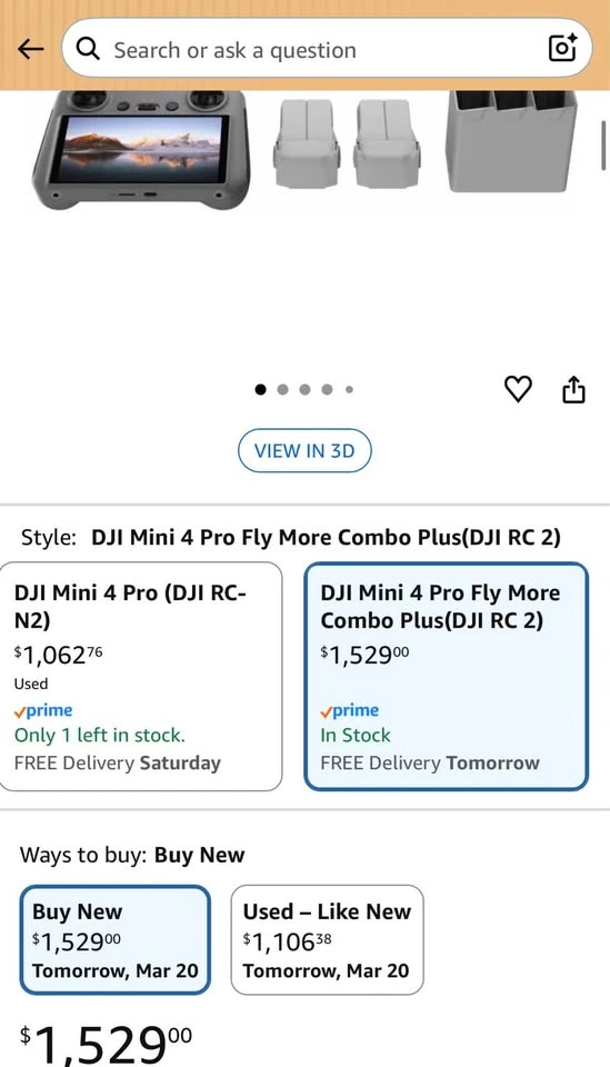 Like New DJI Mini 4 Pro Fly More Combo Plus (DJI RC 2) – Only 5 - photo 4