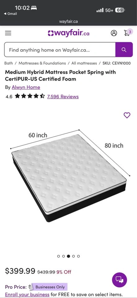 Moving Sale - Queen Mattress - Medium Firm - photo 4