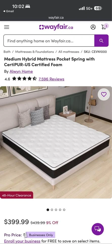 Moving Sale - Queen Mattress - Medium Firm - photo 5