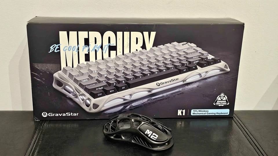 GravaStar Mercury K1 Wireless Keyboard & M2 Mouse Set