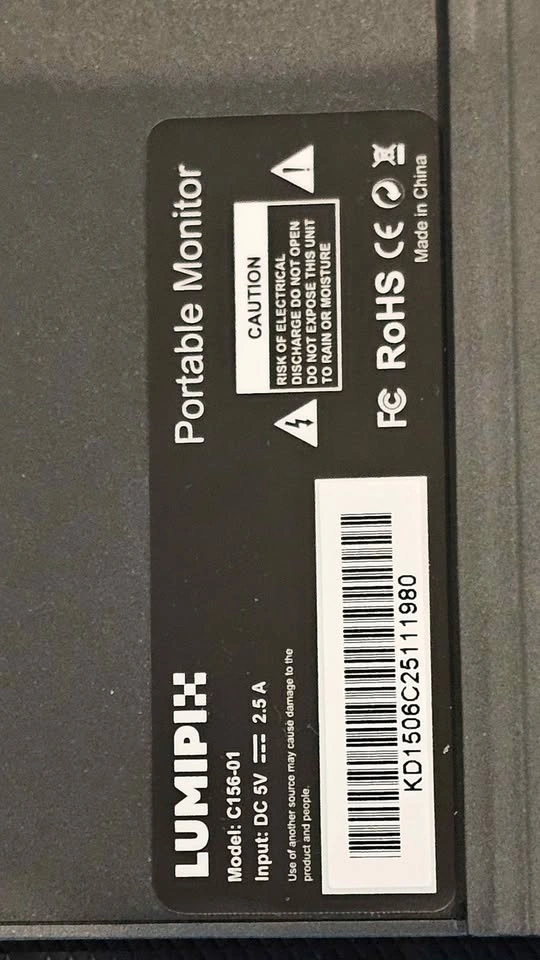 LUMIPIX Portable Monitor 15.6" FHD - photo 4