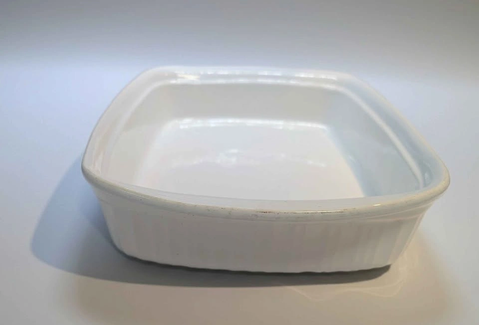CorningWare French White Stoneware Casserole Dish 9x13 Microwave - photo 3
