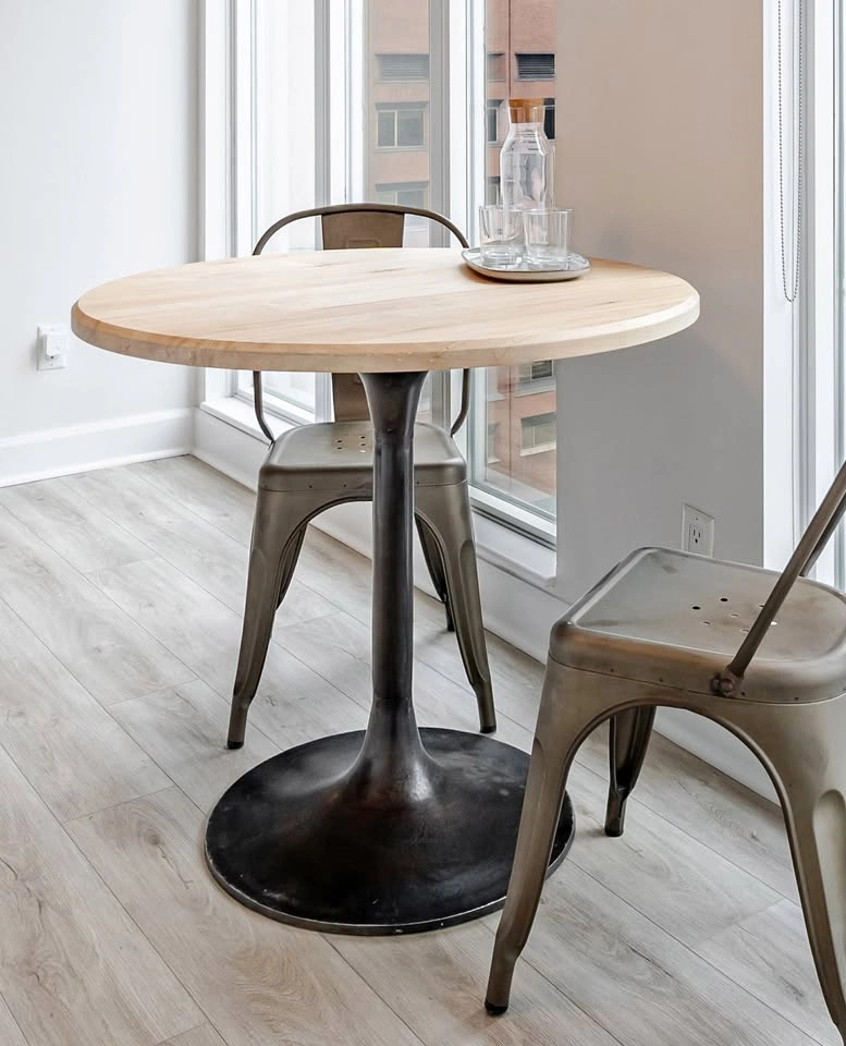 Solid Wood Round Table 36"