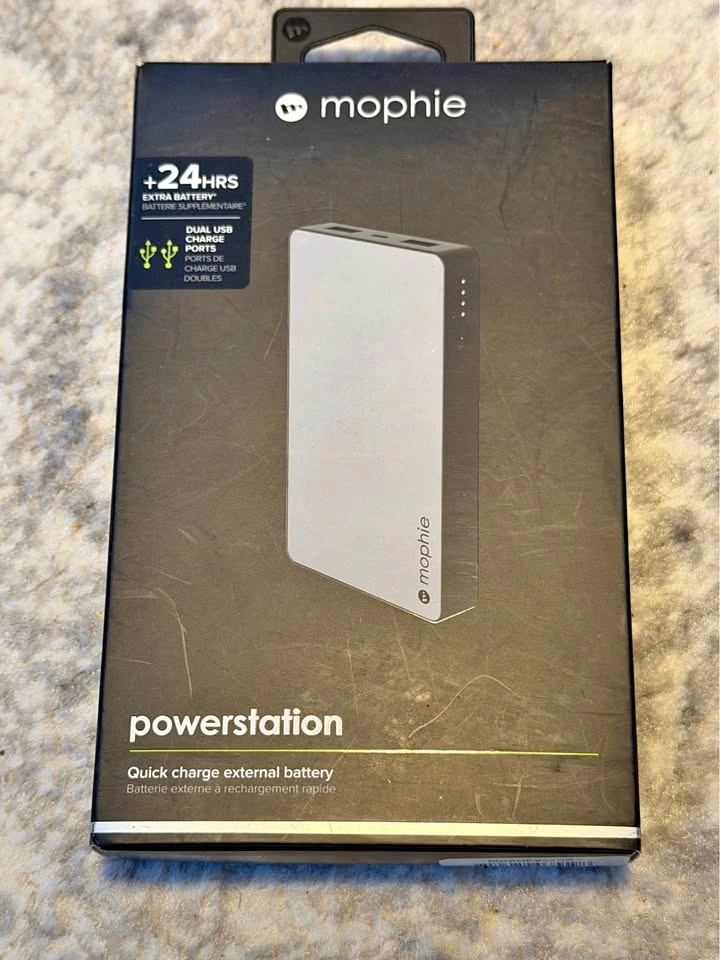 Brand New Mophie Powerstation Quick Charge External Battery Dual