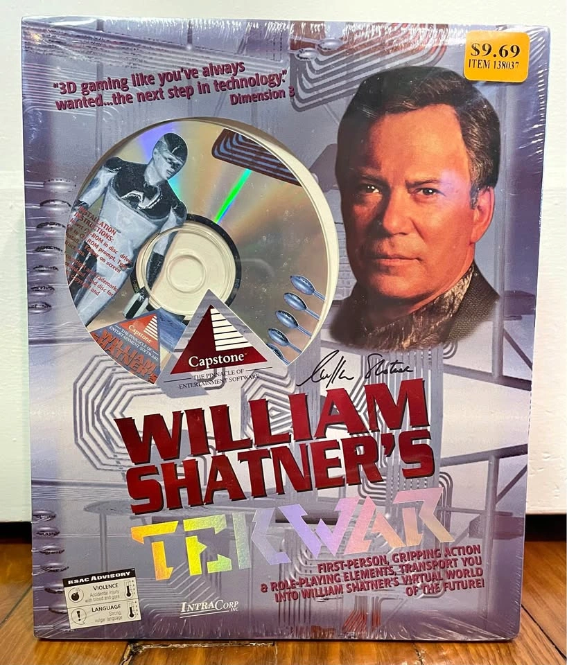 Brand New William Shatner's TekWar for PC 1995