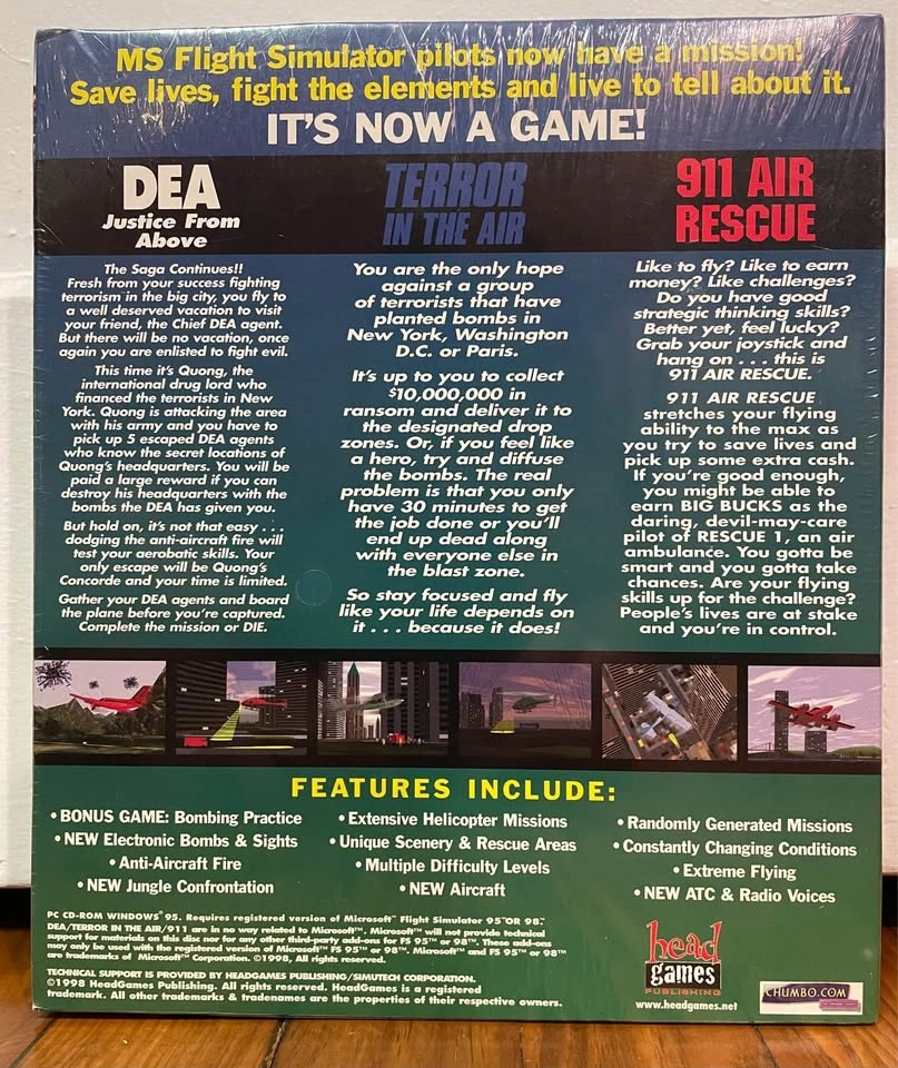 EXTREMELY RARE DEA Justice From Above Microsoft Flight Simulator - photo 2