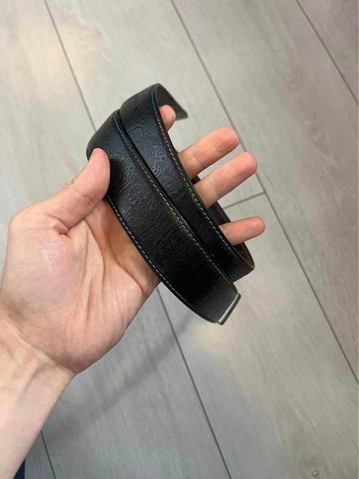 Brown Black Interchangeable Belt 30-38 Waist - photo 2