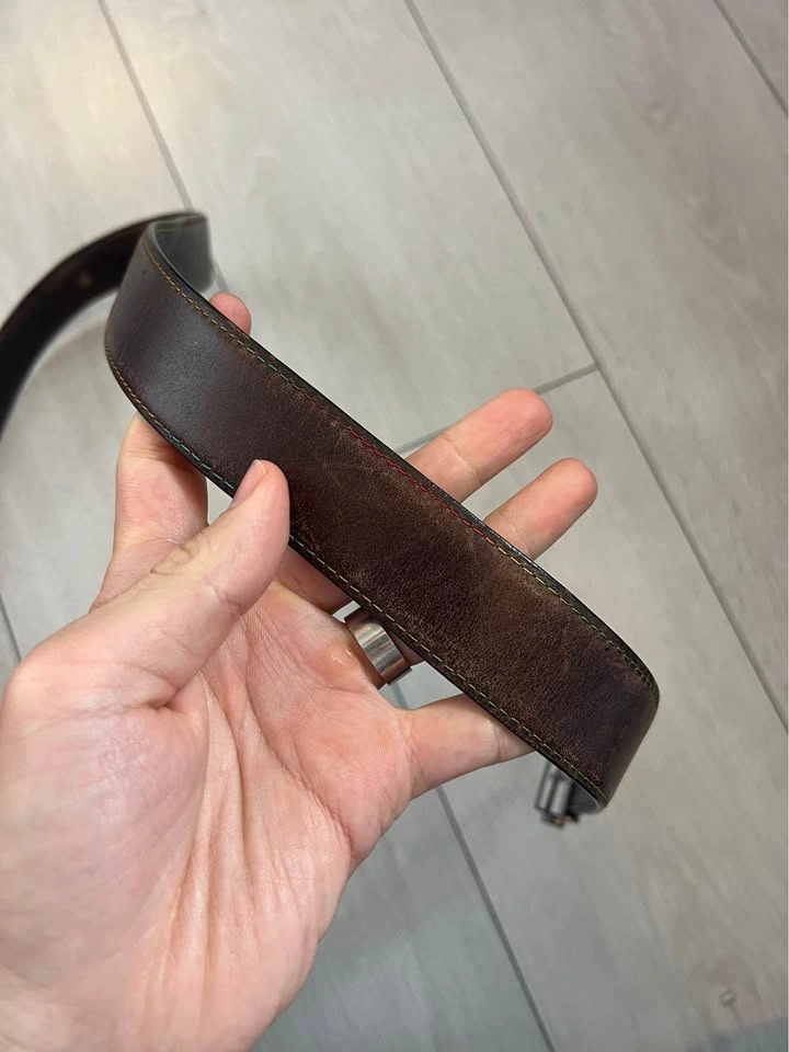 Brown Black Interchangeable Belt 30-38 Waist - photo 3