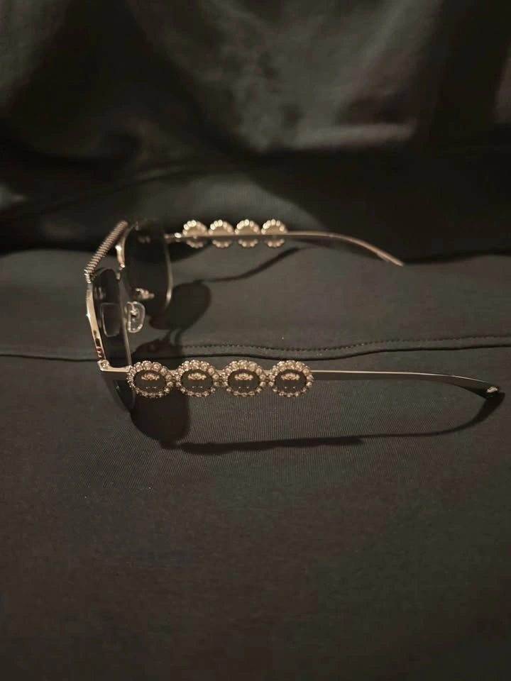 Versace Sunglasses Women Silver New - photo 2