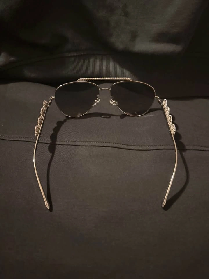 Versace Sunglasses Women Silver New - photo 3